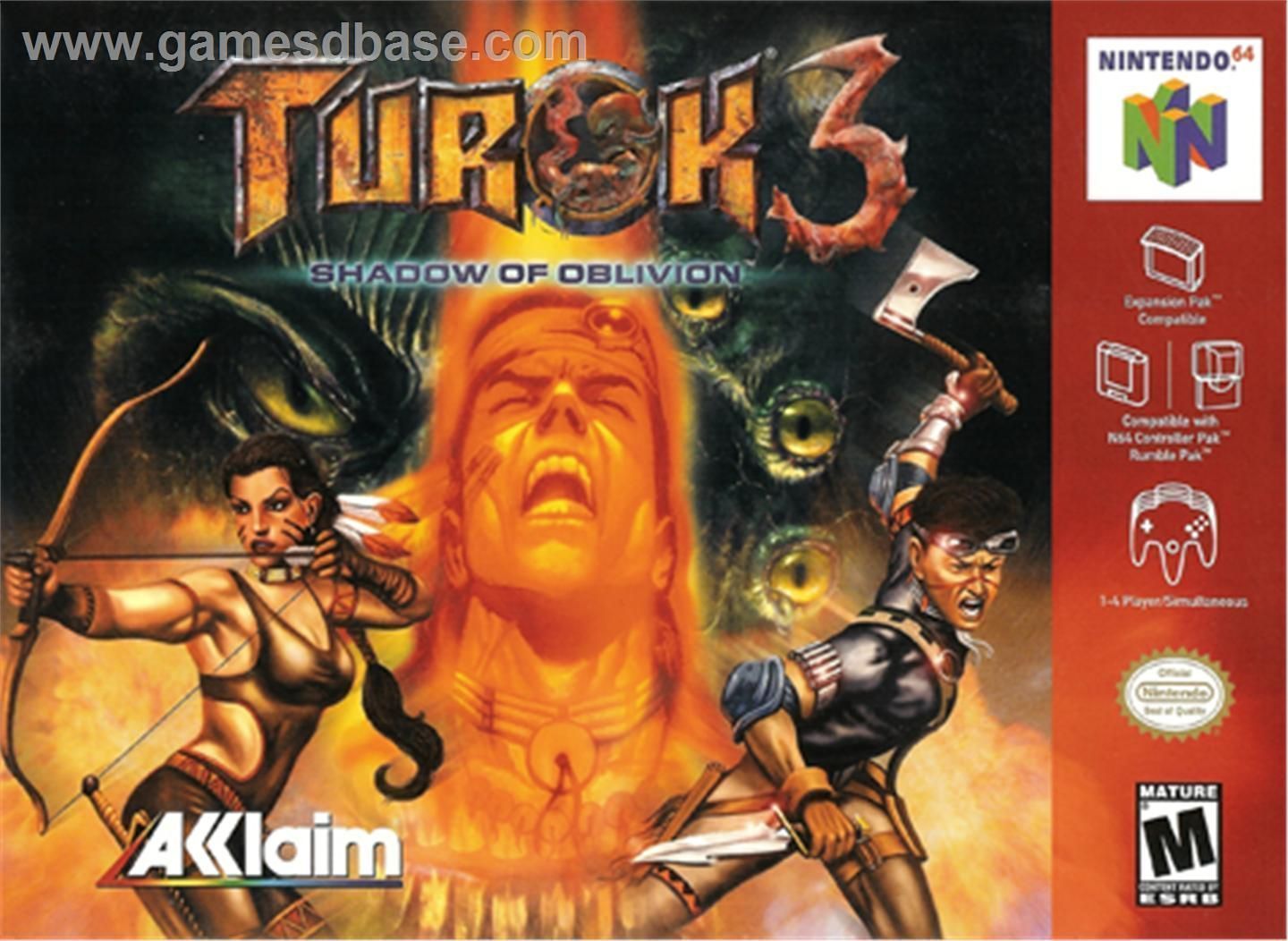 Turok 3 - Shadow Of Oblivion - Nintendo 64(N64) ROM Download