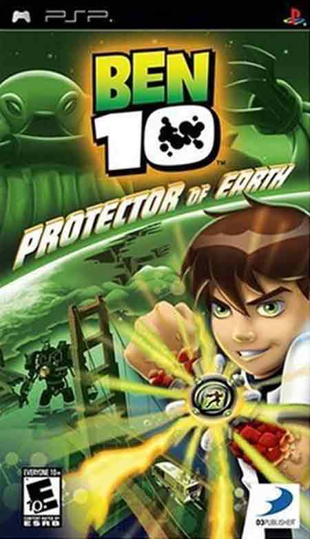 Image result for Ben 10 Protector Of Earth PSP COVER
