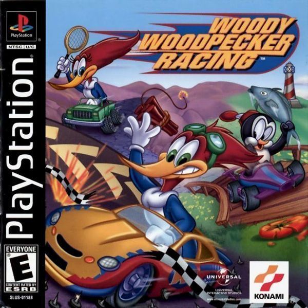 Woody Woodpecker Racing [SLUS-01188] - Playstation(PSX/PS1 ...